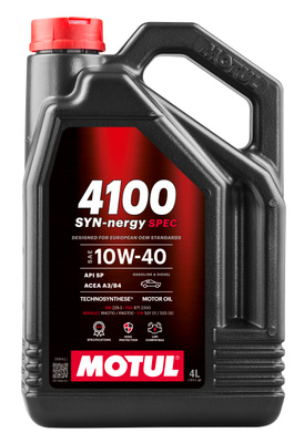 Масло моторное MOTUL 4100 SYN-NERGY SPEC 10W40 4л