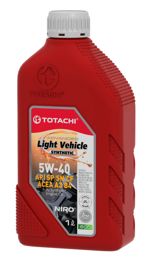 Масло моторное TOTACHI NIRO LV SN/CF 5W-40 синтетическое 1л.