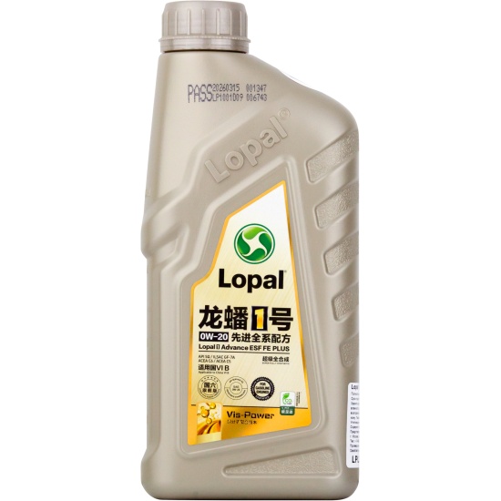 Масло моторное Lopal 1 Advance ESF FE PLUS 0W20 SQ C5/C6 GF-7A 1л