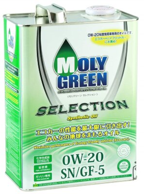 Масло моторное MOLYGREEN SELECTION 0W-20 SP/GF-6A (4.0л.)