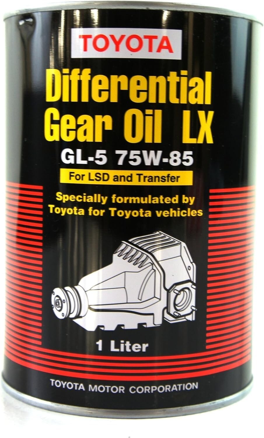 Масло трансмиссионное TOYOTA TRANSFER GEAR OIL  LSD 75W85 LX GL-5 1л. (0888502606)