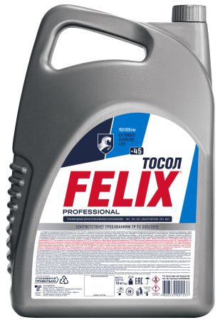 Охлаждающая жидкось Тосол (-45) Felix в п/э кан. 10кг.