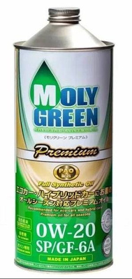 Масло моторное MOLYGREEN PREMIUM 0W-20 SP/GF-6A/CF (1.0л.)
