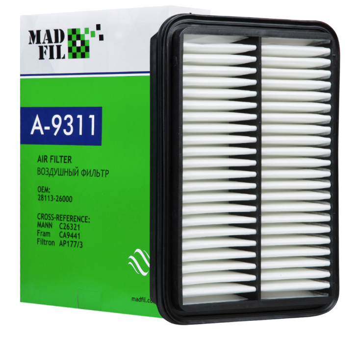 Фильтр воздушный MADFIL A-9311 HYUNDAI (28113-26000)