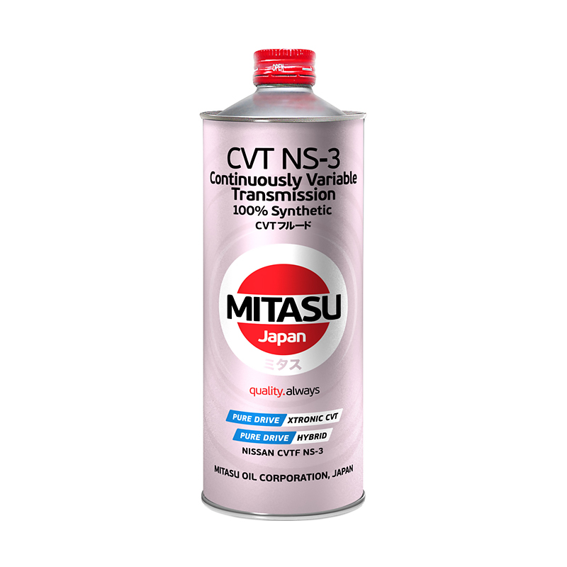 MJ313  Жидкость для АКПП MITASU NS-3  CVT FLUID (1L) 100% синтет. (1/20) Япония.