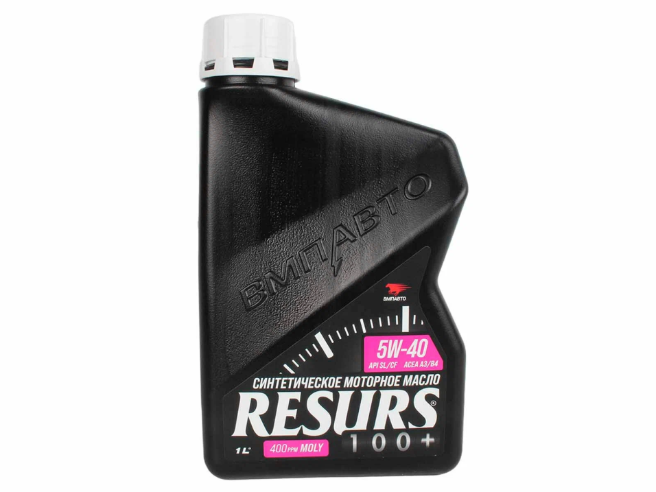 Масло моторное ВМПАВТО Resurs 5w40 (A3/B4,SL/CF), канистра 1л