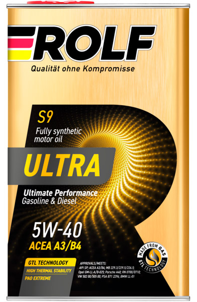 Масло моторное ROLF ULTRA 5W30 A3/B4 SP синт 1л