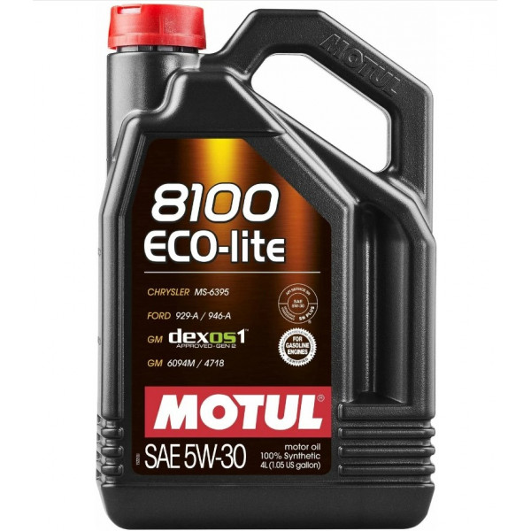 Масло моторное Motul авто 8100 Eco-lite 5W30 синтетическое 4л.(104988,107251)