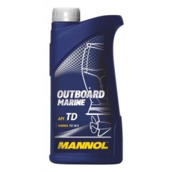 Масло моторное MANNOL OUTBOARD Marine для лодок TC-W3, 1л п/синт 7207