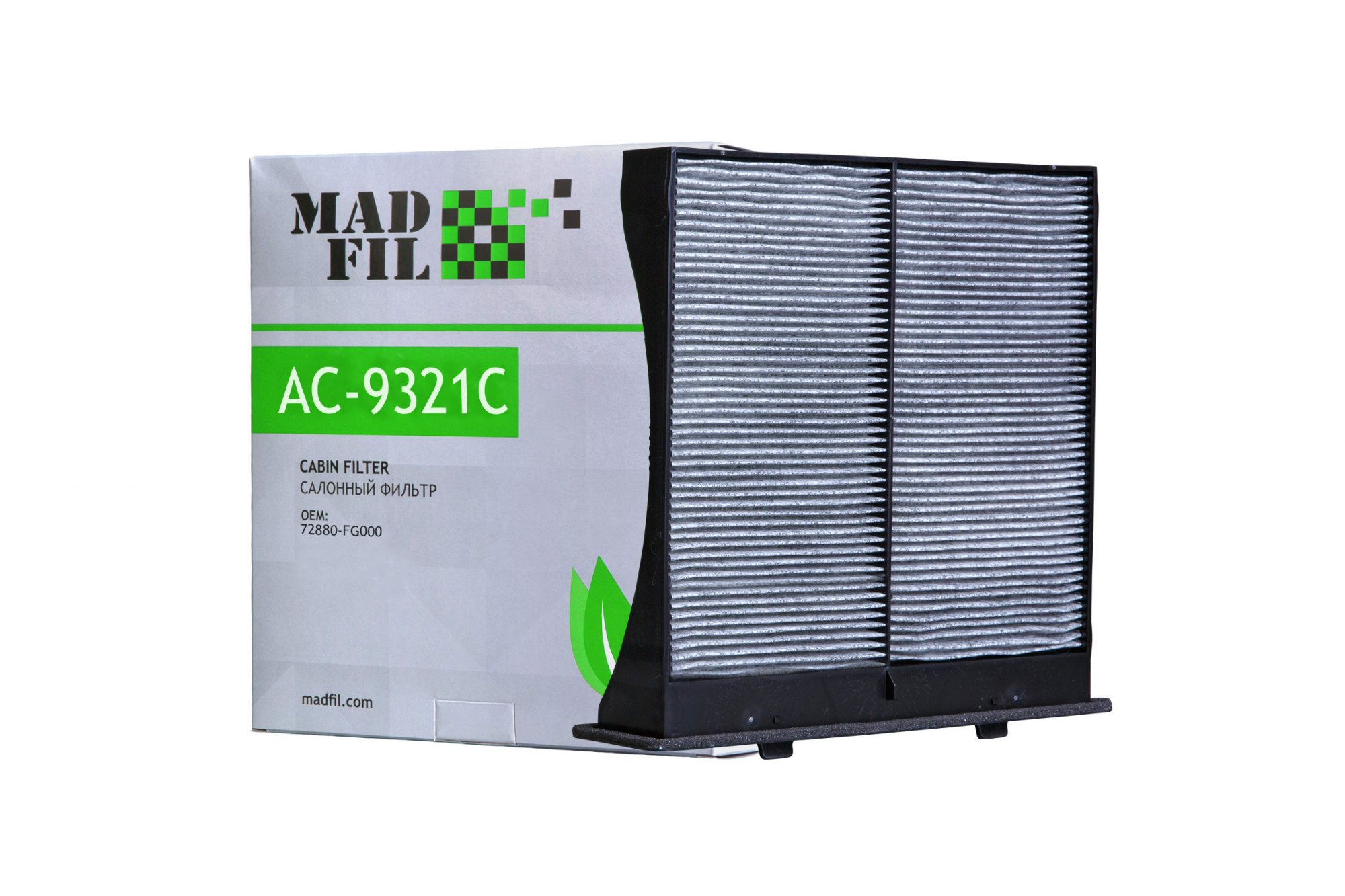 Фильтр салона MADFIL AC-9321C угольный (VIC AC903)