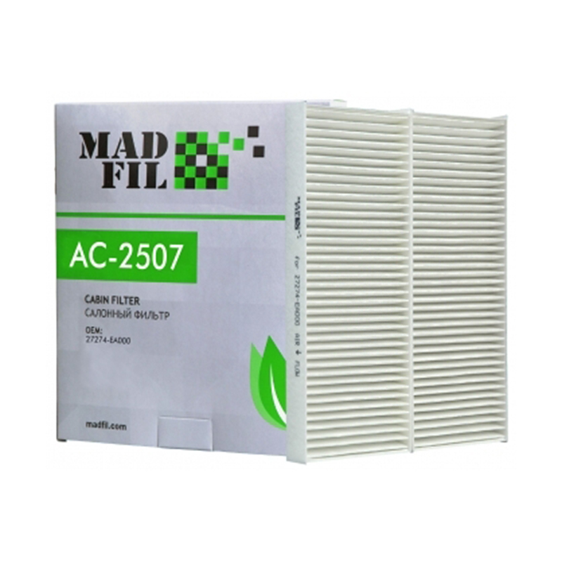 Фильтр салона MADFIL AC-2507 Nissan 27274-EA000