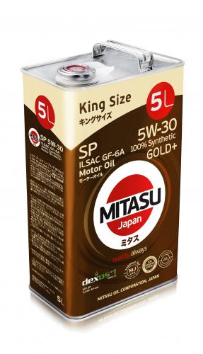 MJP015 MITASU GOLD Plus SP 5W30  (5L) синтетическое мотор.масло для бензинз.дв.(1/6) Япония.