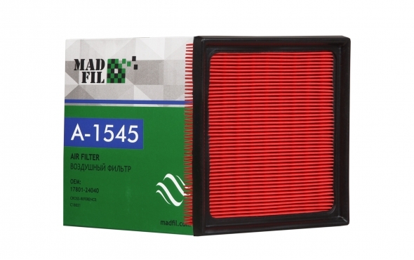 Фильтр воздушный MADFIL A-1046 (A-1545) (17801-24040)