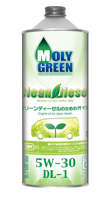 Масло моторное MOLYGREEN Diesel 5W30 DL-1 1л