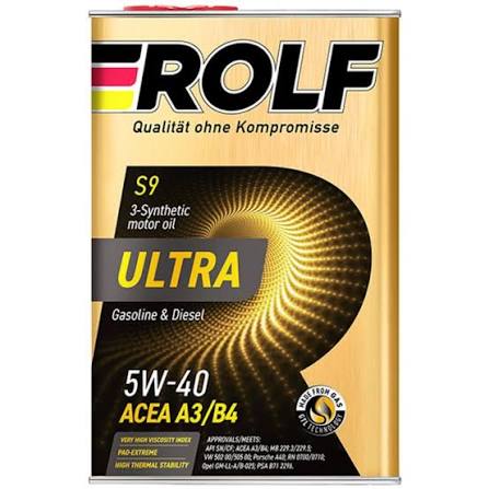 Масло моторное ROLF ULTRA 5W40 A3/B4 SP синт 4л