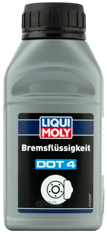 21155 LIQUIMOLY Тормозная жидкость Bremsflussigkeit DOT-4   0.25л