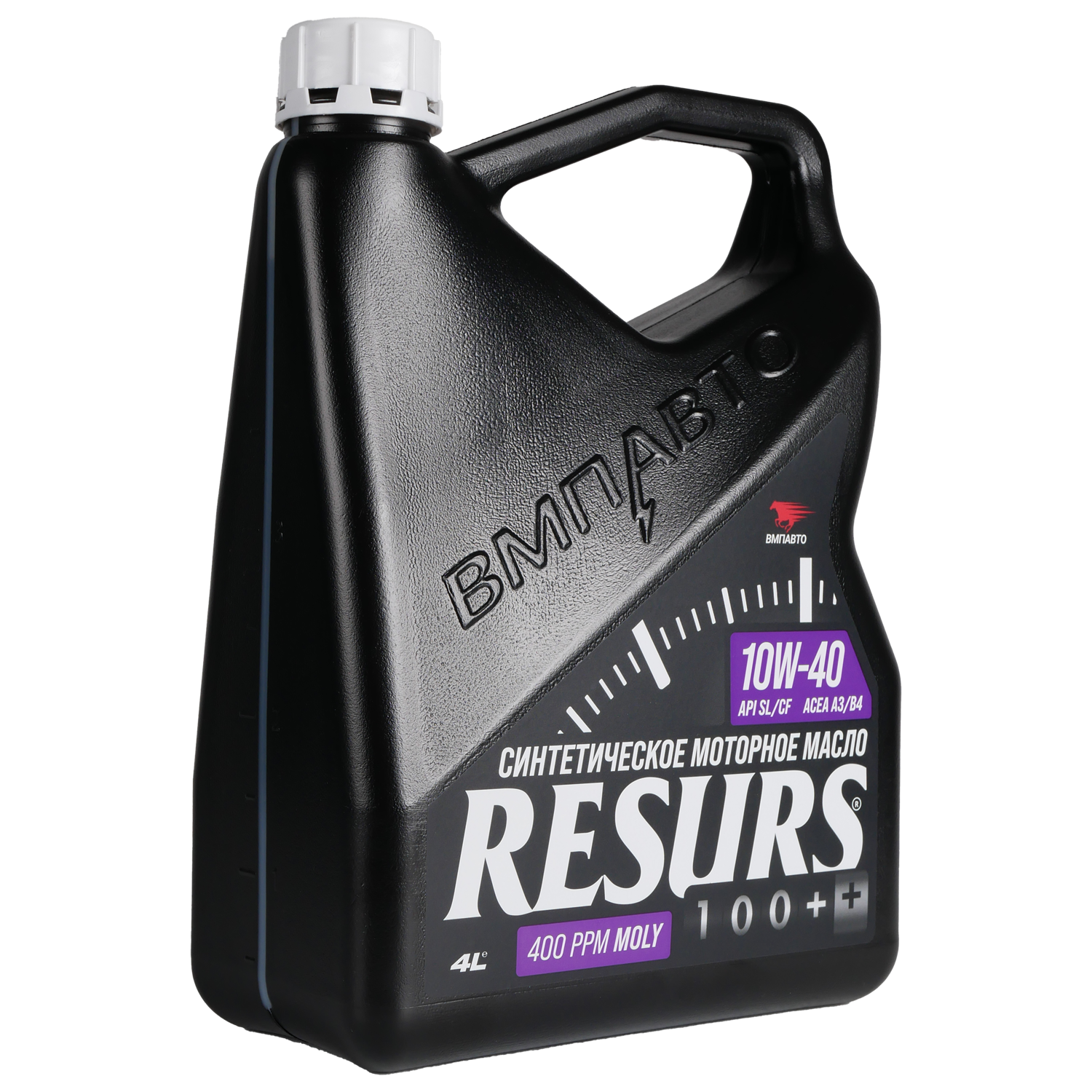 Масло моторное ВМПАВТО Resurs 10w40 (A3/B4,SL/CF), канистра 4л