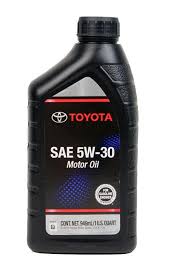 Масло моторное TOYOTA Motor Oil SN 5W30 синтетическое 0.946 л.