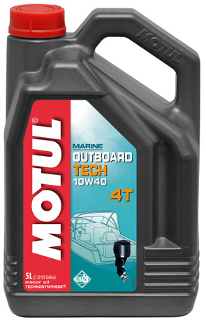 Масло моторное MOTUL 4-Takt для водной техники OUTBOARD MARINE TECH 10w40 5л. Полусинтетика