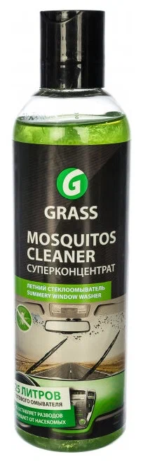 GRASS Концентрат летнего стеклоомывателя Mosquitos Cleaner (флакон 250 мл)