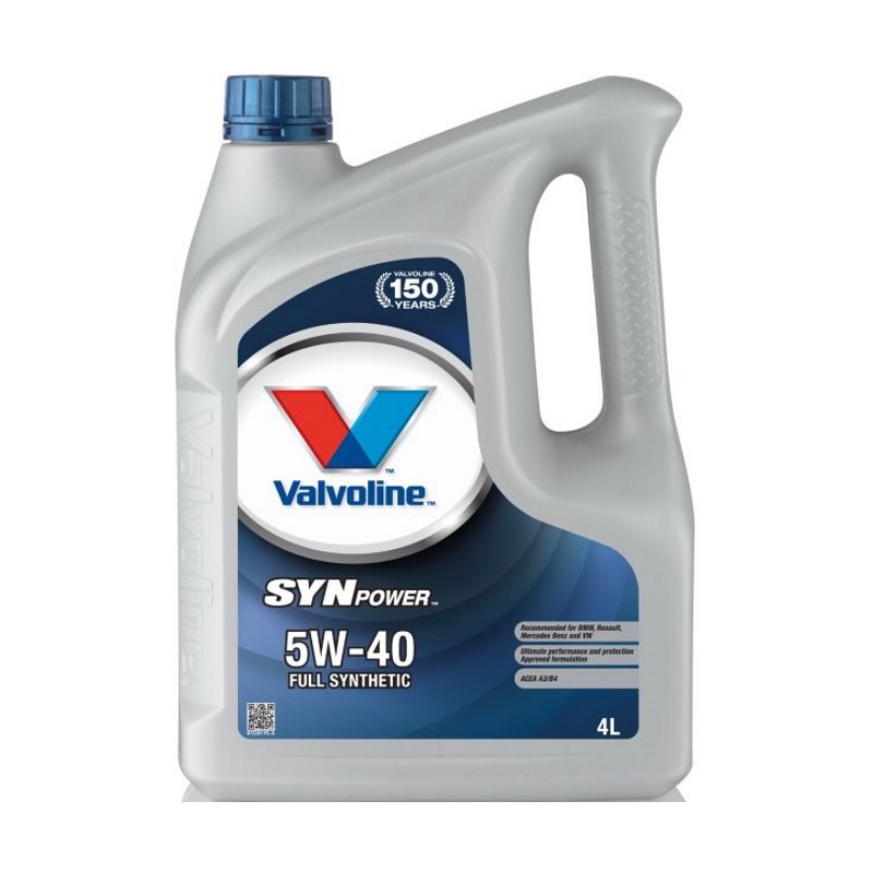 Масло моторное Valvoline 5w40 SYNPOWER 4л NSW