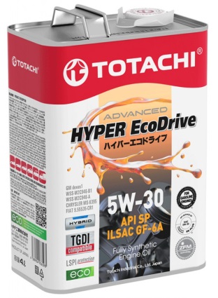 Масло моторное TOTACHI HYPER EcoDrive Fully Synthetic 5w30 SP/GF-6A синт 4л
