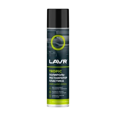 LAVR 2437 Полироль реставратор пластика Tropic, 400 мл