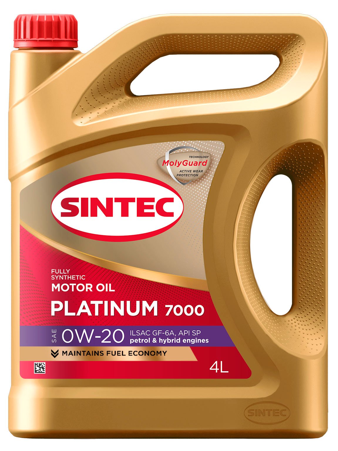 Масло моторное SINTEC PLATINUM 7000 0W-20 GF-6 SP синтетическое 4л.