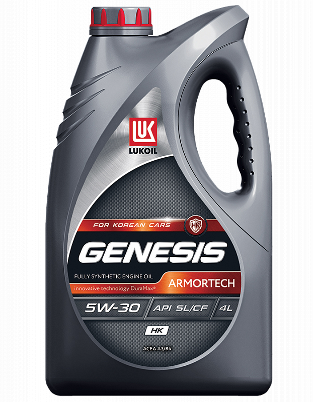 Масло моторное ЛУКОЙЛ GENESIS ARMORTECH HK 5W30 SL/CF A3/B4 синтетическое 4л.