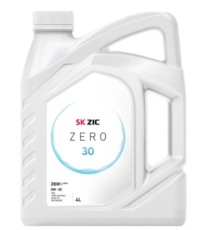 Масло моторное ZIC ZERO 30 0W30 синтетическое 4л.