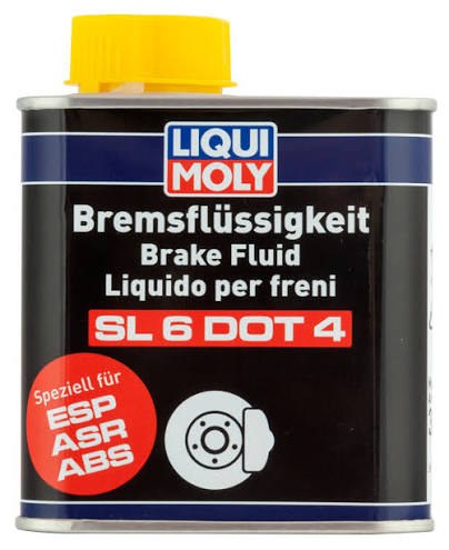 3086 LIQUIMOLY Тормозная жидкость Bremsflussigkeit SL6 DOT-4   0.5л