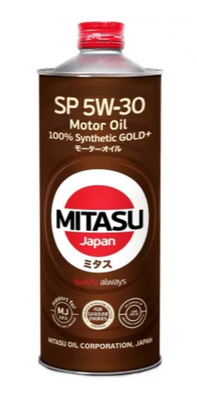 MJP011/MJ1011 MITASU GOLD Plus SP 5W30  (1L) синтетическое мотор.масло для бензинз.дв.(1/20) Япония.